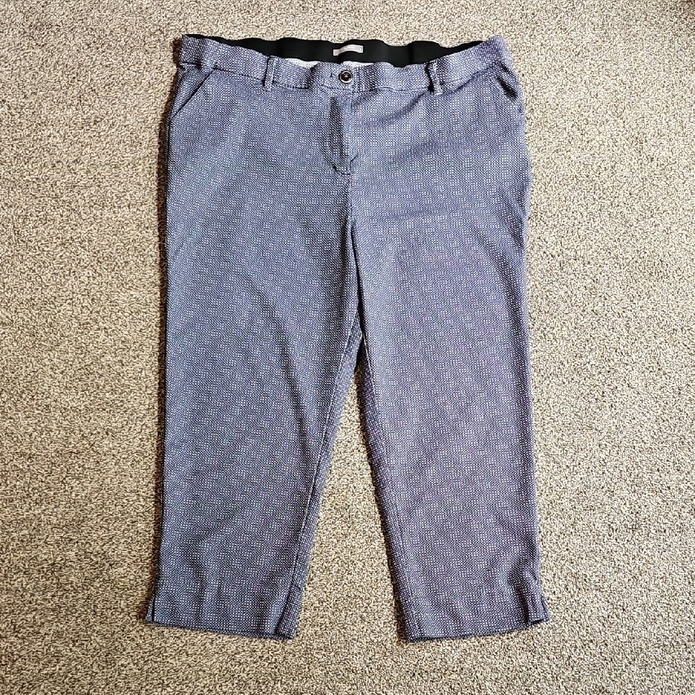 Maurices Navy Patterned Chinos
